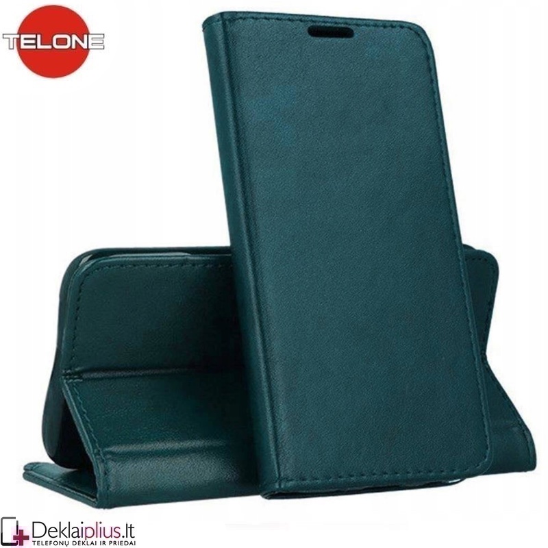 Telone dirbtinės odos dėklas - žalias (Huawei Honor Magic 7 Lite) Telone dirbtinės odos dėklas - žalias (Huawei Honor Magic 7 Lite)